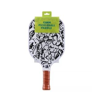 Double Sided Pickleball Paddle - BlackFloral/Polka Dots